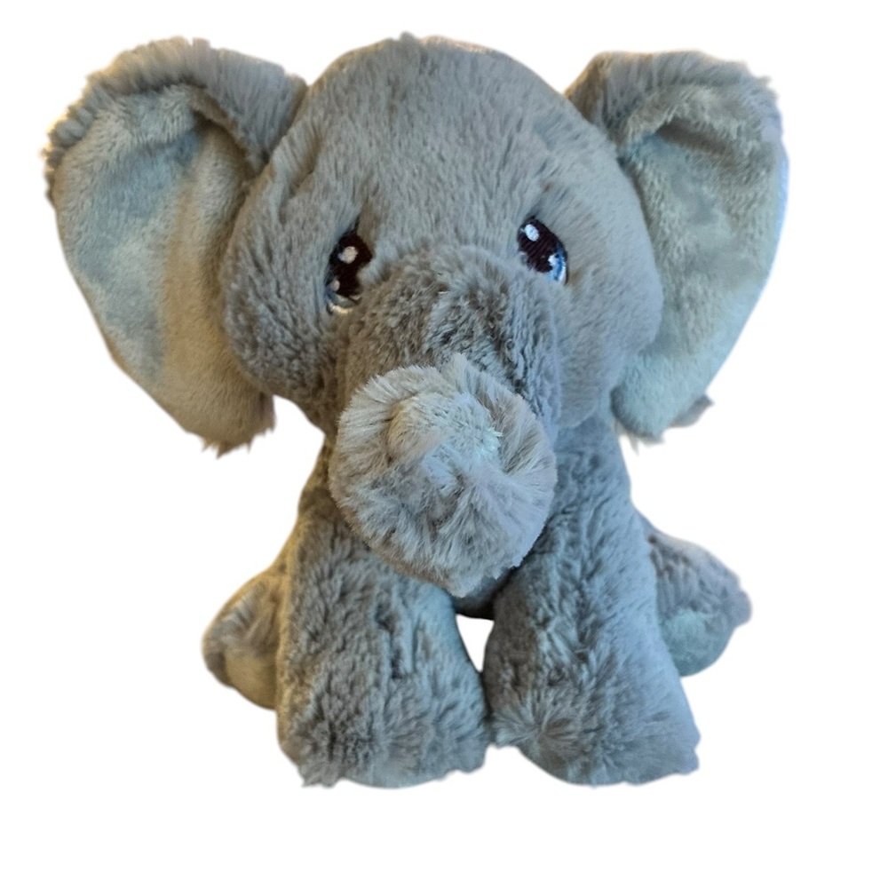 Precious Moments Gray Elephant Plush - Soft Cuddly Stuffed Animal‎